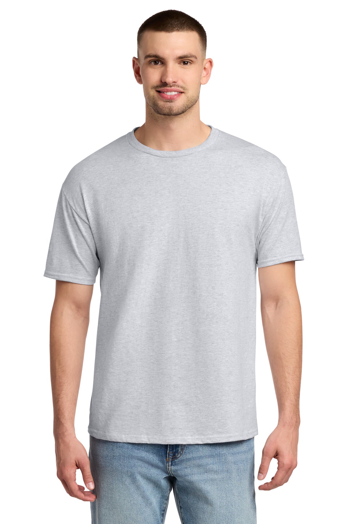 Jerzees -  Dri-Power 50/50 Cotton/Poly T-Shirt.  29M in Ash