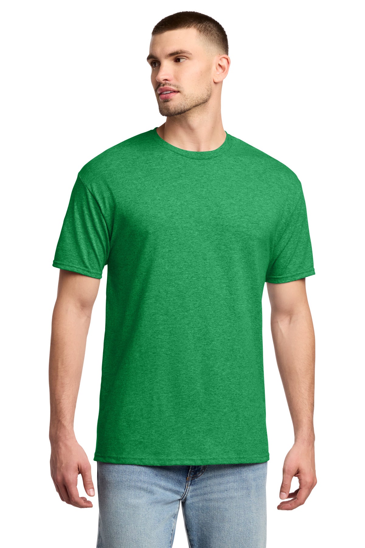 Jerzees -  Dri-Power 50/50 Cotton/Poly T-Shirt.  29M in Irish Green Heather