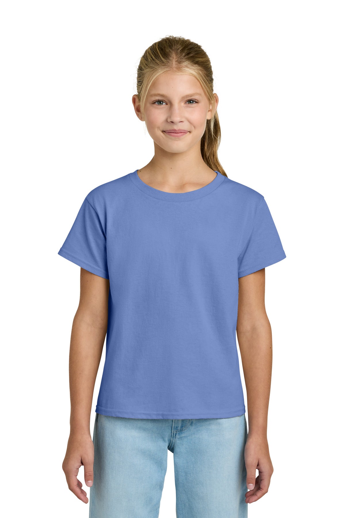 Gildan Youth Light Cotton Tee 3000B in Violet