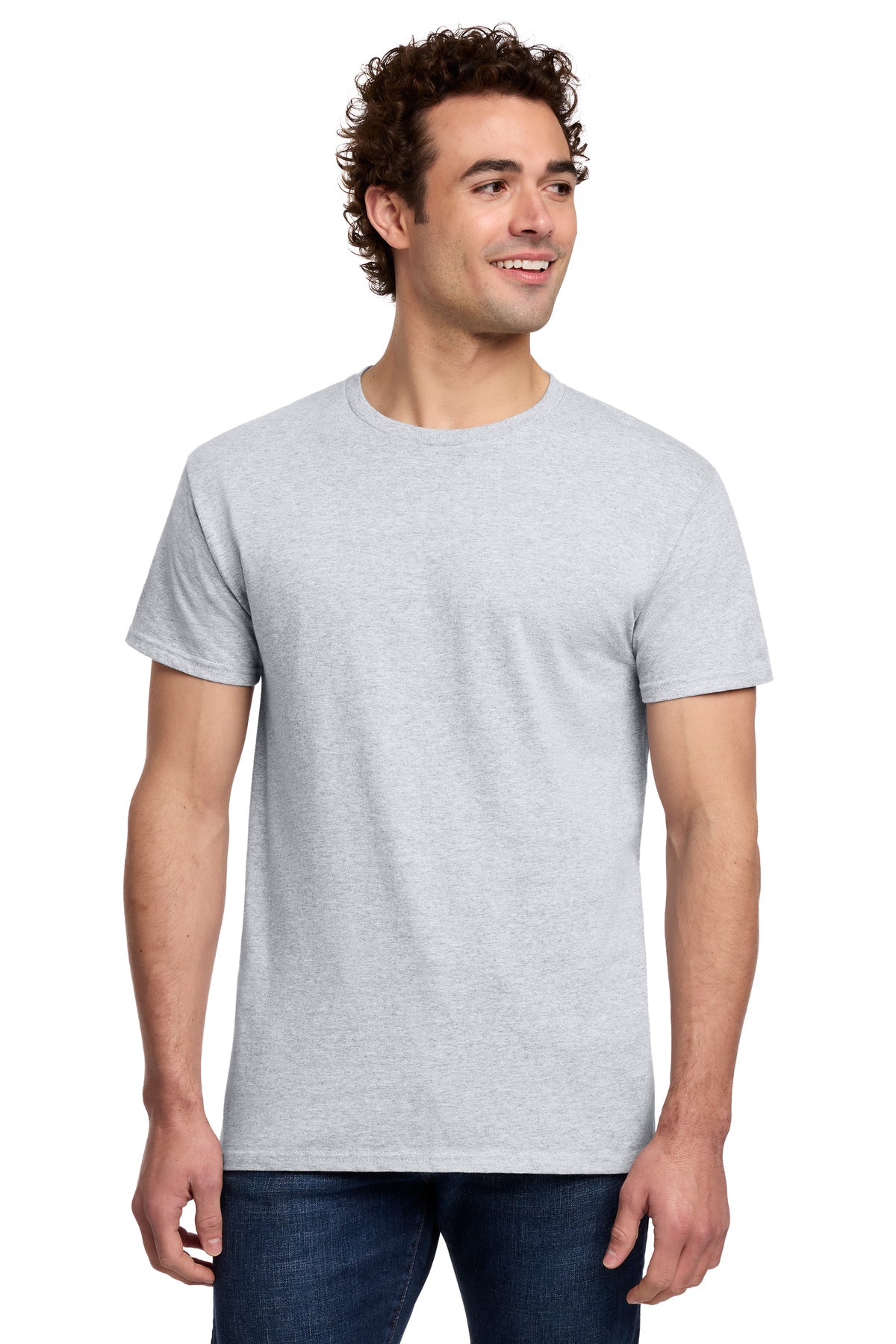 Gildan Light Cotton Tee 3000 in Ash Grey