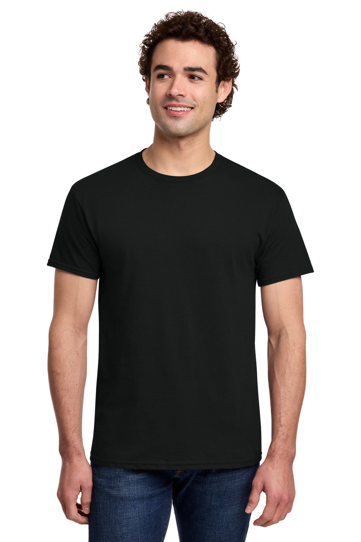 Gildan Light Cotton Tee 3000 in Black