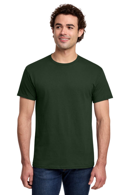 Gildan Light Cotton Tee 3000 in Forest Green