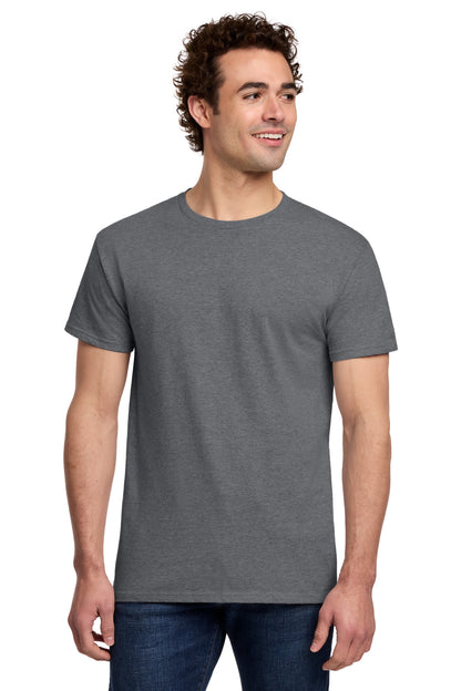 Gildan Light Cotton Tee 3000 in Graphite Heather