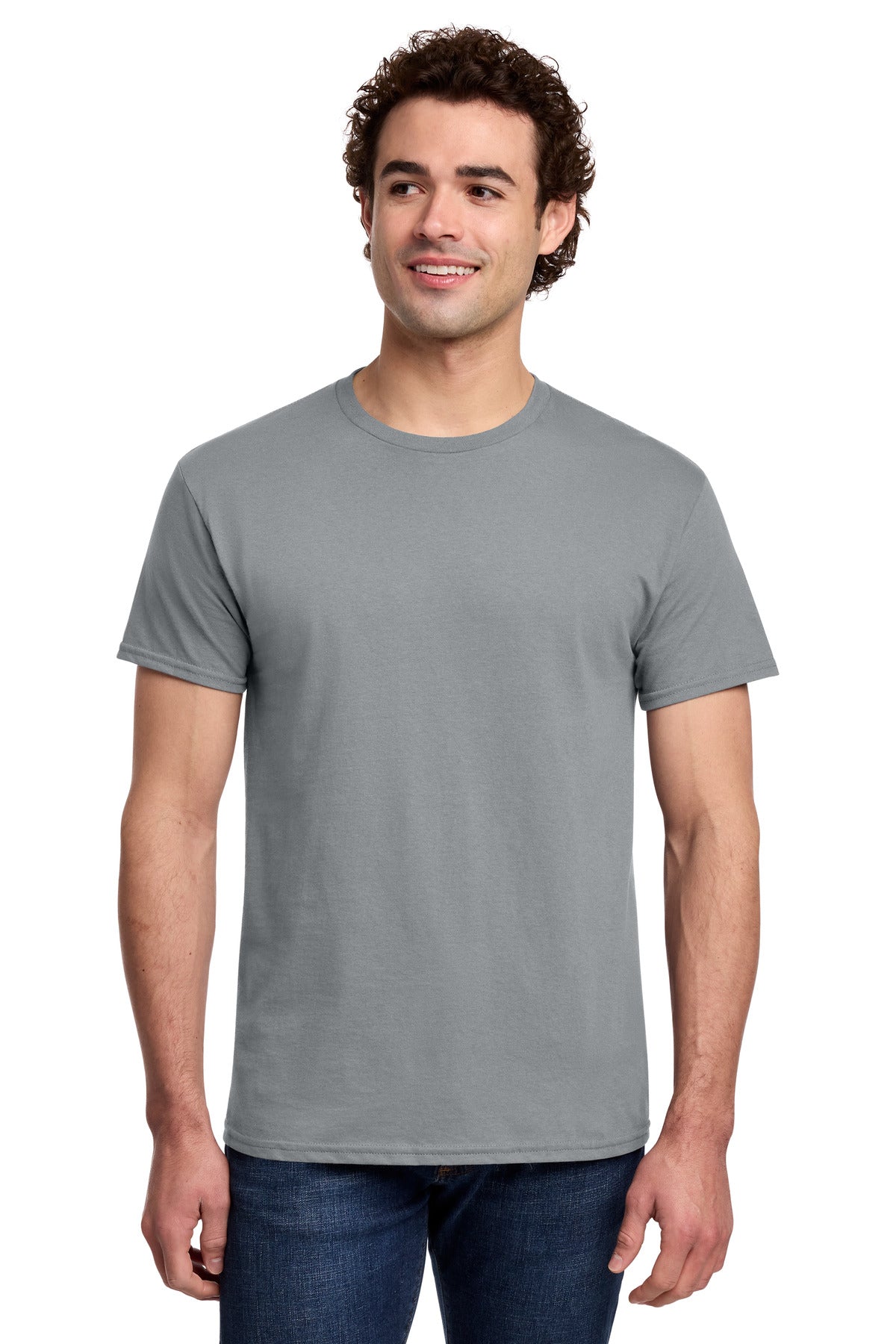 Gildan Light Cotton Tee 3000 in Gravel
