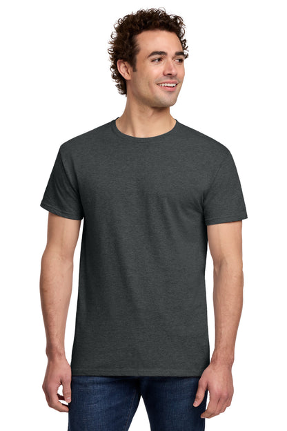 Gildan Light Cotton Tee 3000 in Heather Dark Grey