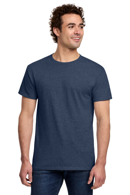 Gildan Light Cotton Tee 3000 in Heather Navy