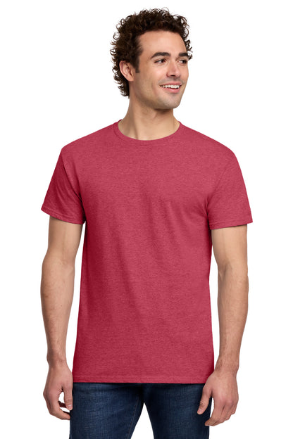 Gildan Light Cotton Tee 3000 in Heather Red