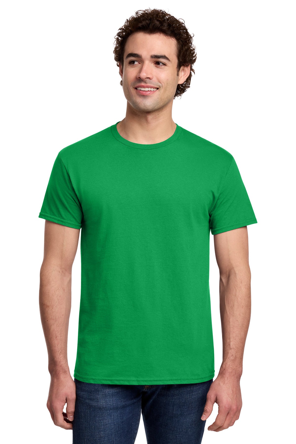 Gildan Light Cotton Tee 3000 in Irish Green