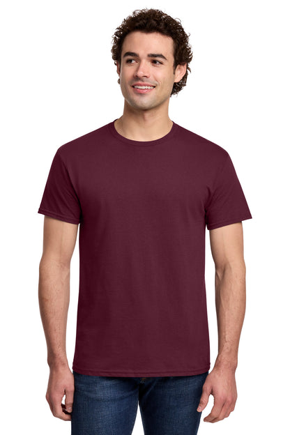 Gildan Light Cotton Tee 3000 in Maroon