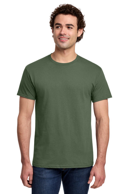 Gildan Light Cotton Tee 3000 in Military Green