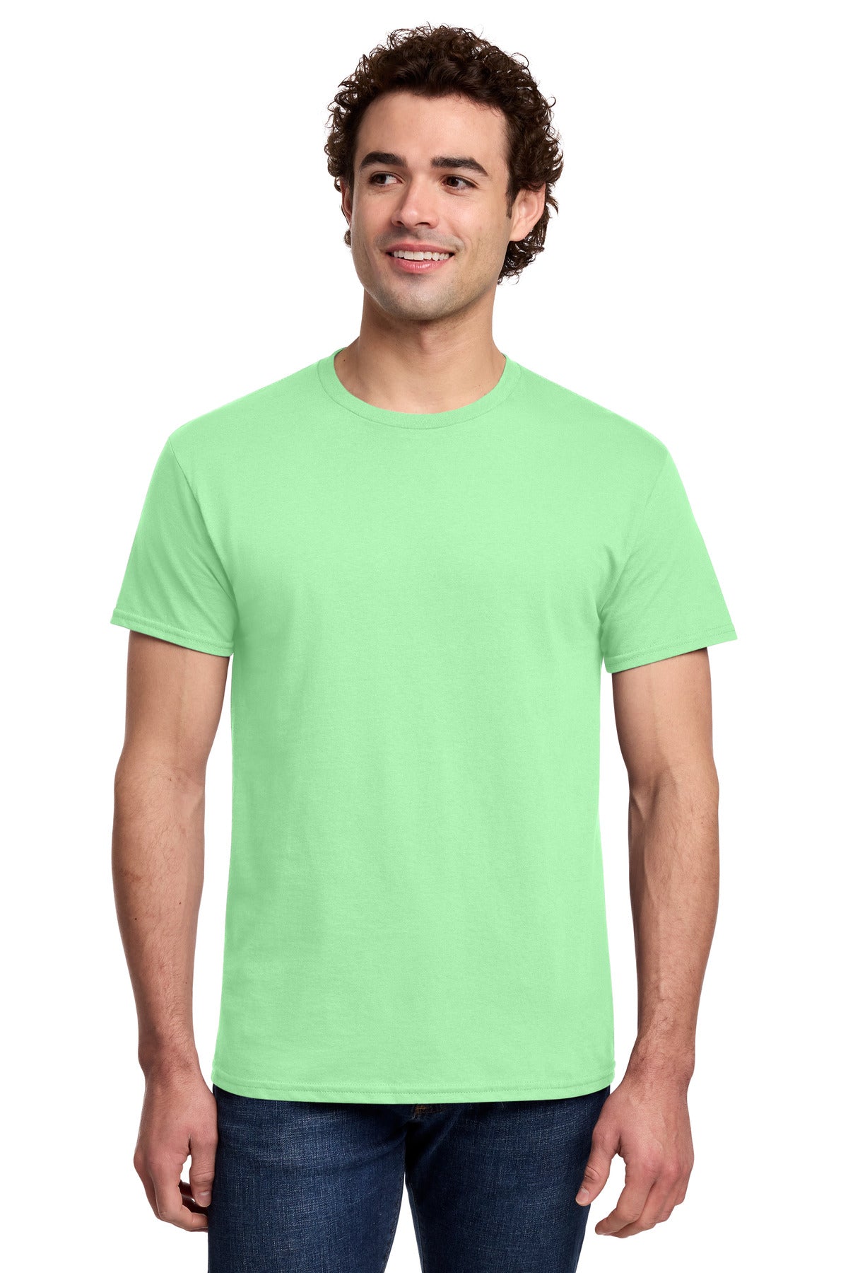 Gildan Light Cotton Tee 3000 in Mint Green
