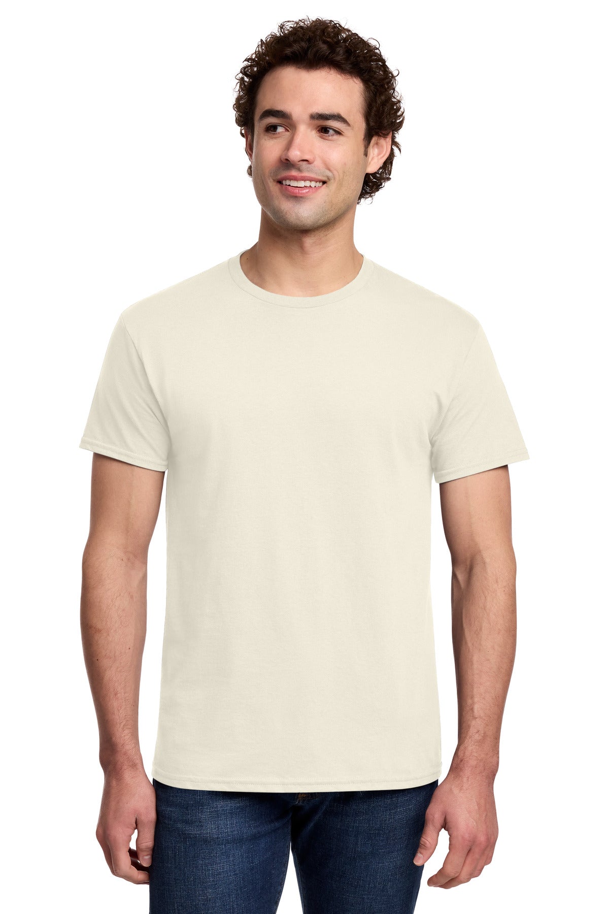 Gildan Light Cotton Tee 3000 in Natural