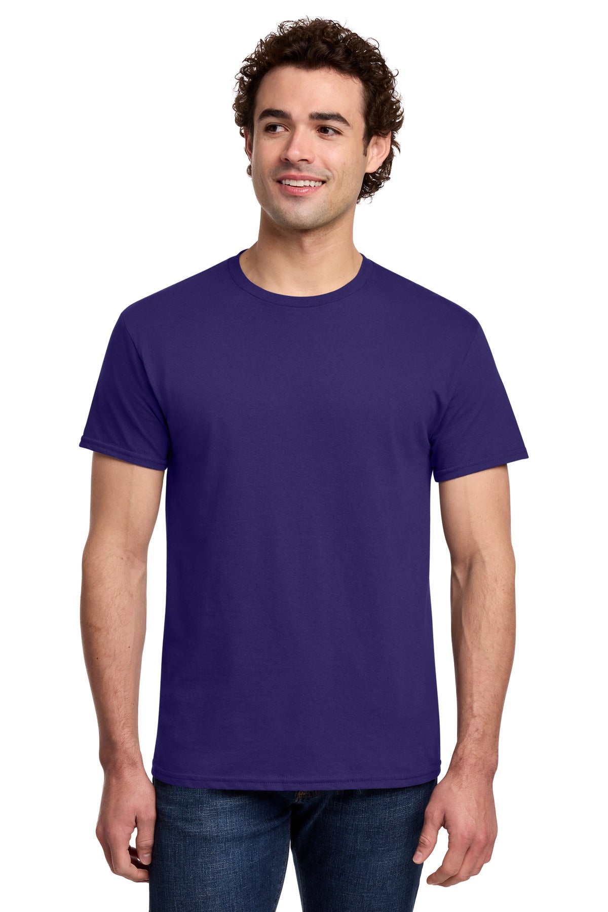 Gildan Light Cotton Tee 3000 in Purple