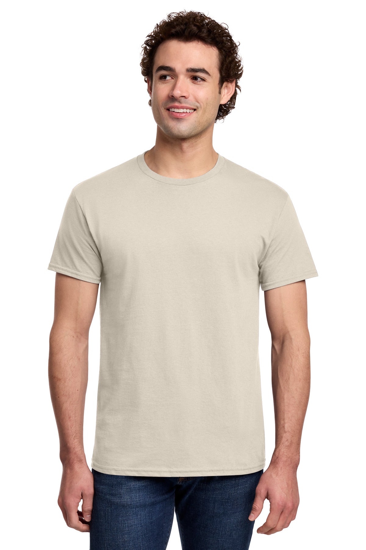 Gildan Light Cotton Tee 3000 in Sand