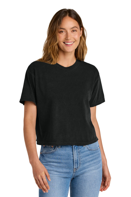Comfort Colors Women's Heavyweight Boxy Tee 3023CL in Black