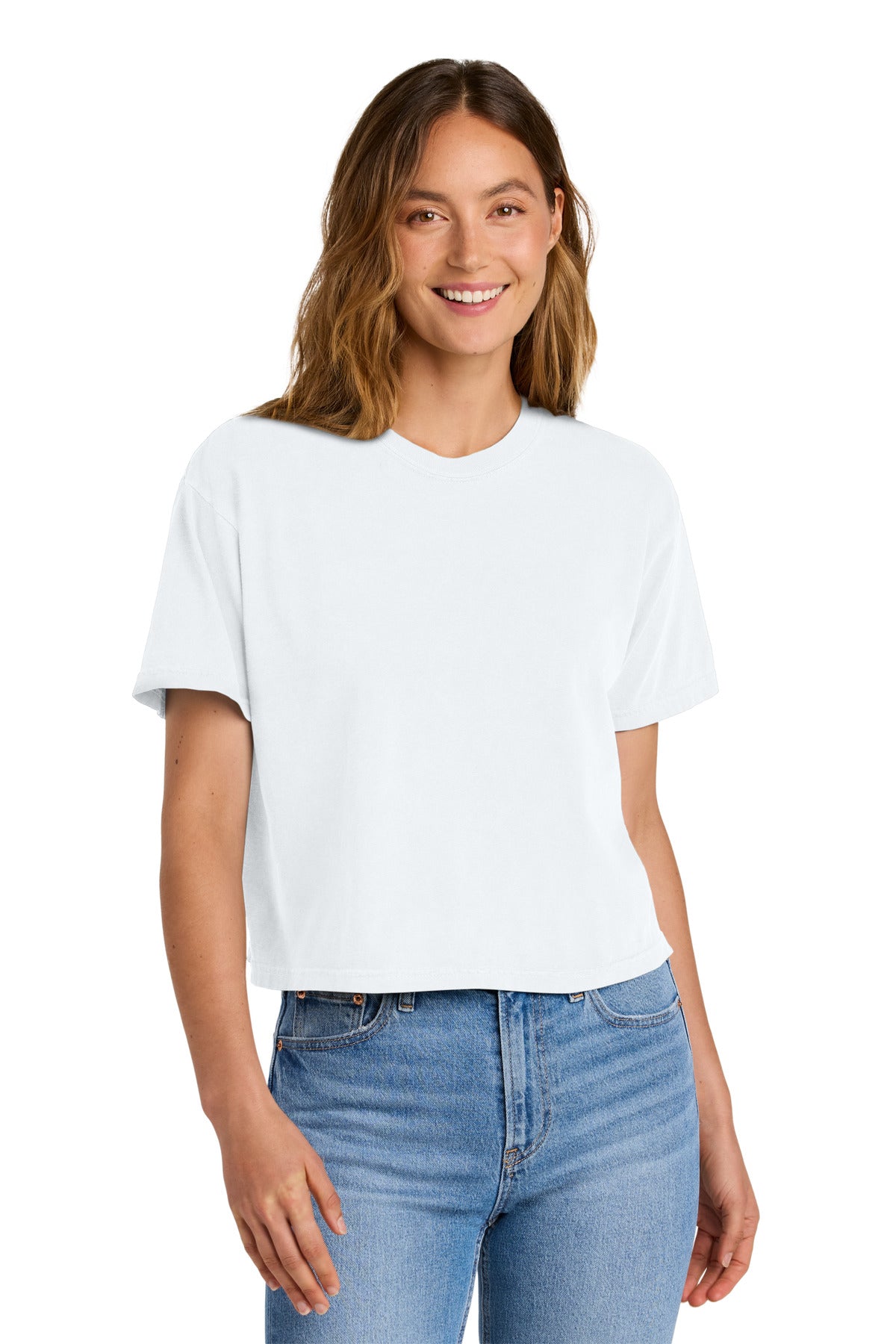 Comfort Colors Women's Heavyweight Boxy Tee 3023CL in White