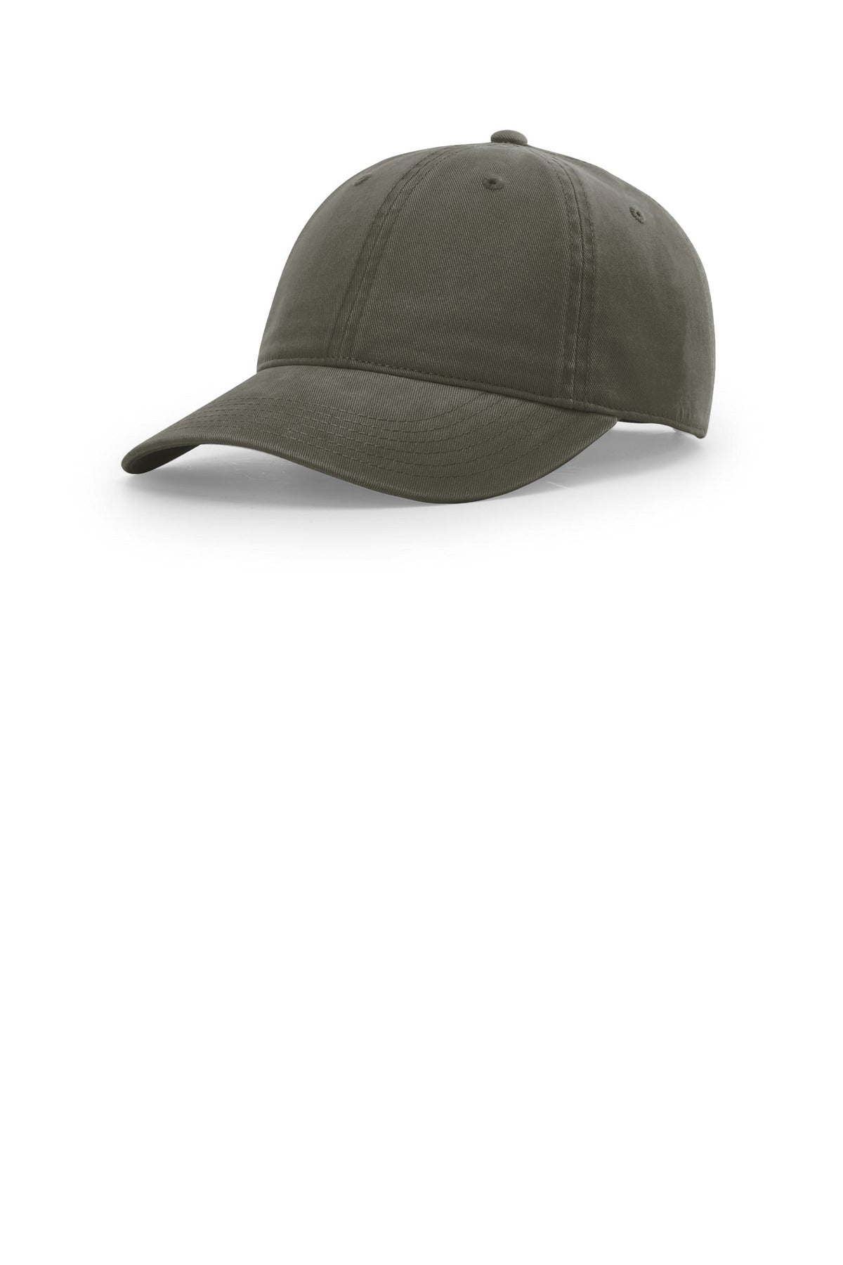 Richardson Peached Cotton Twill 326 in Army Green
