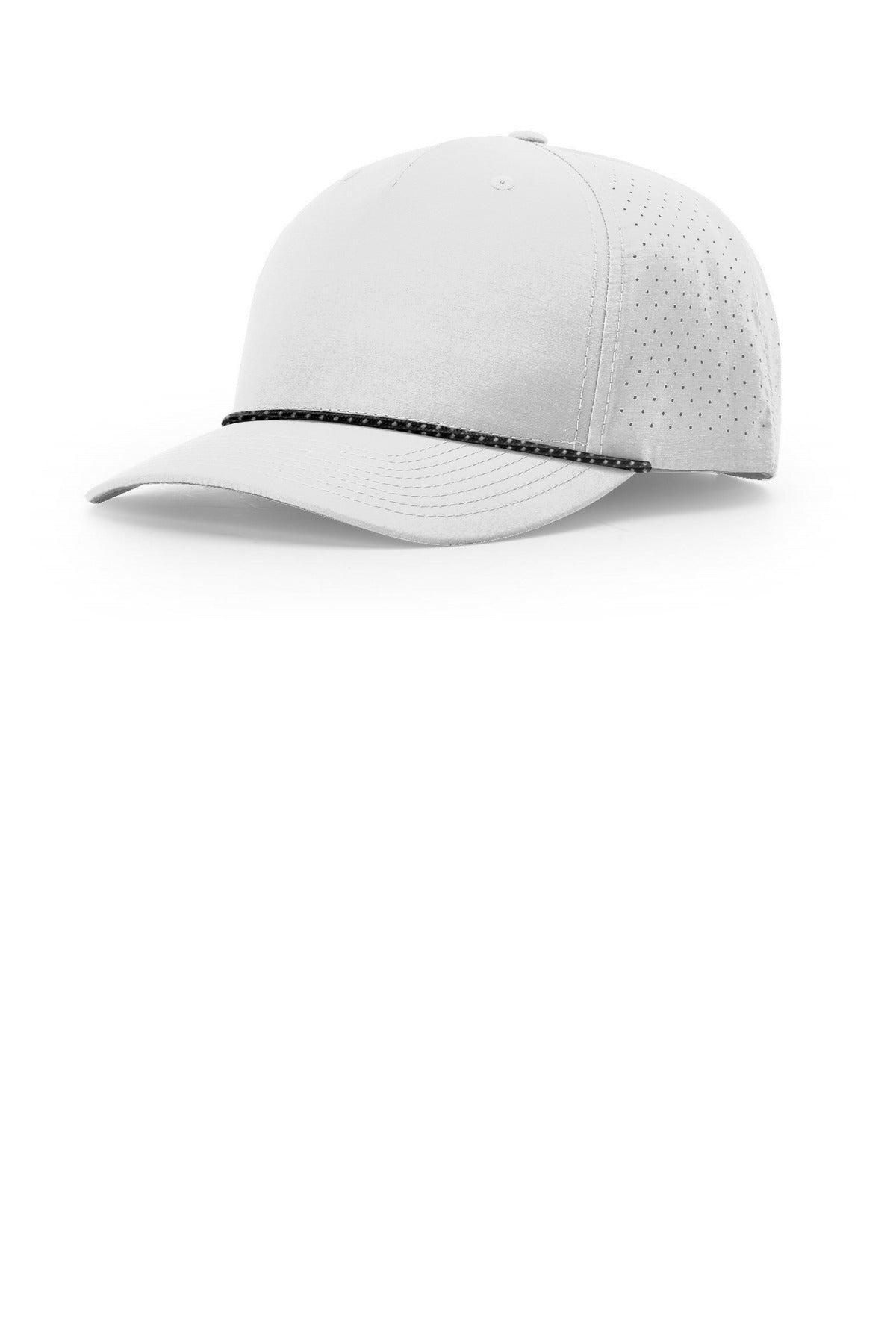 Richardson Laser Perf Performance Rope Cap 355 in Silver/ Black Silver