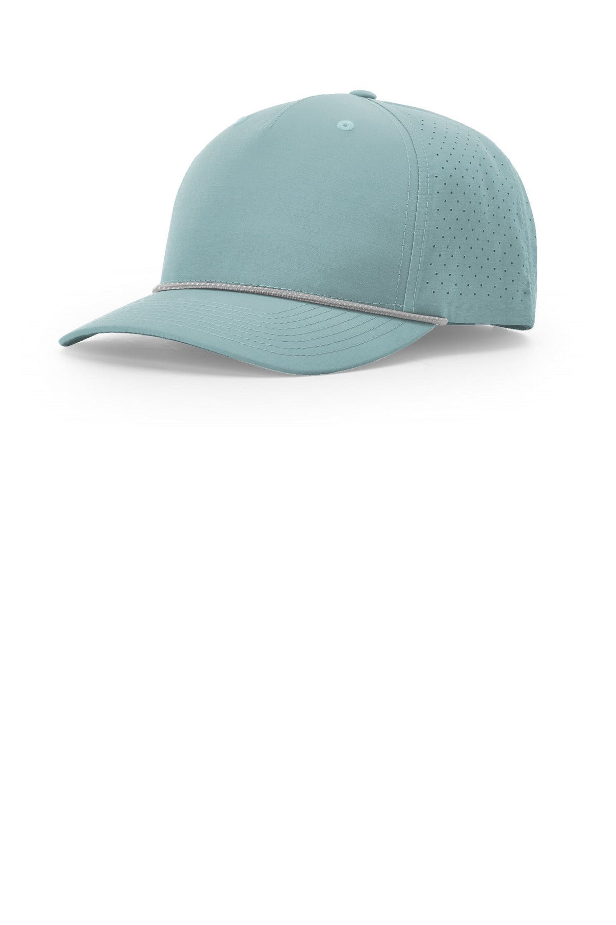 Richardson Laser Perf Performance Rope Cap 355 in Smoke Blue/ Grey White