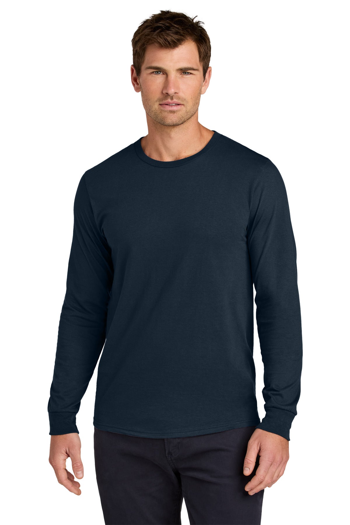 Jerzees Classics Unisex Cotton Long Sleeve T-Shirt 363L in J. Navy