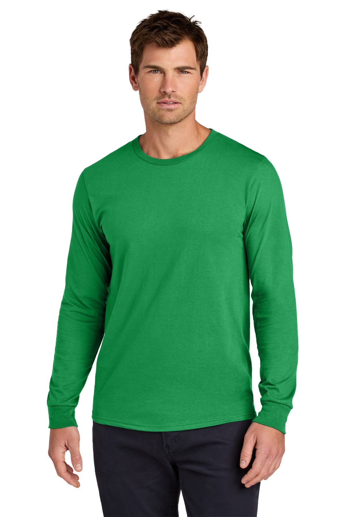 Jerzees Classics Unisex Cotton Long Sleeve T-Shirt 363L in Kelly