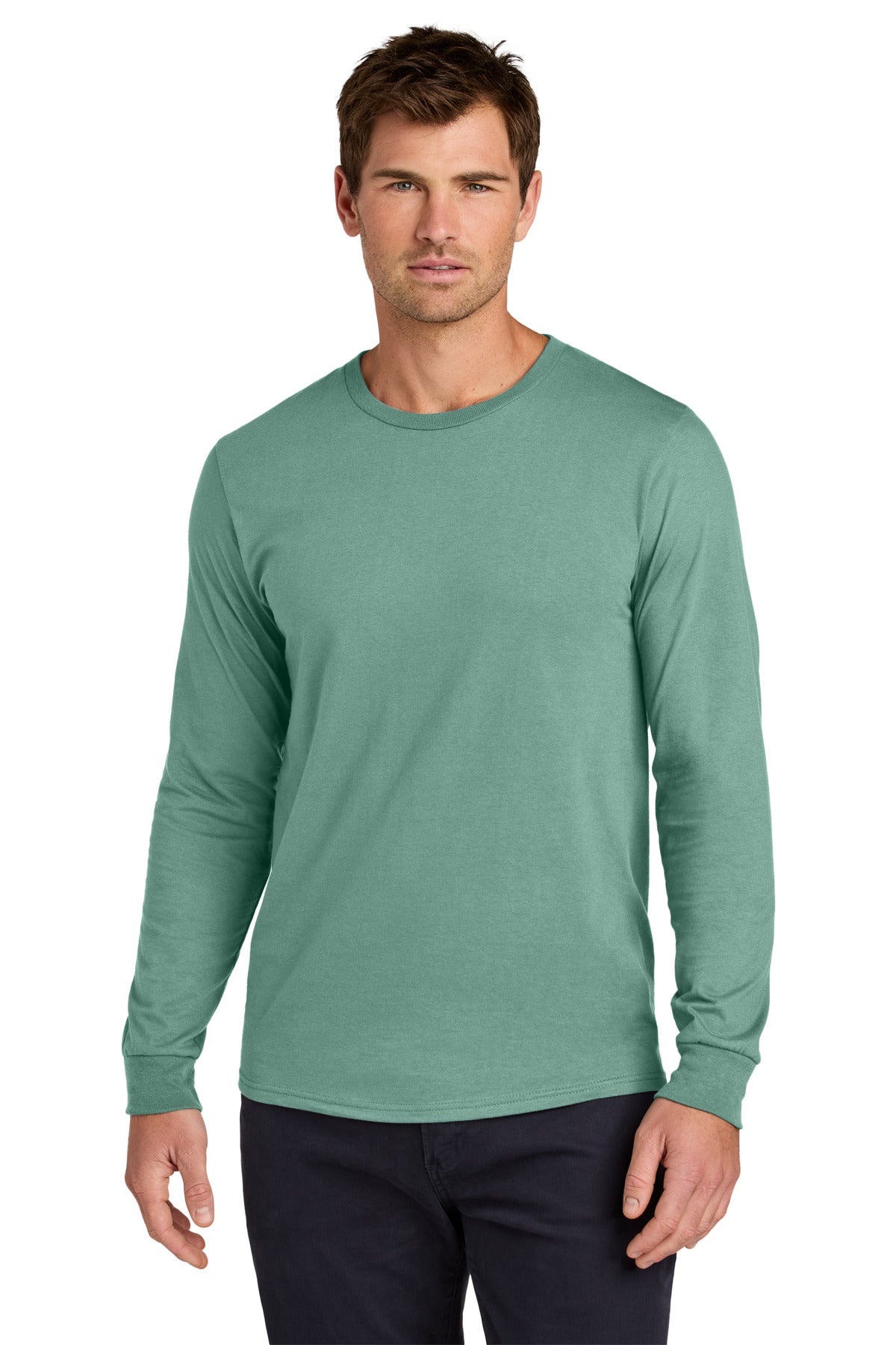 Jerzees Classics Unisex Cotton Long Sleeve T-Shirt 363L in Sage