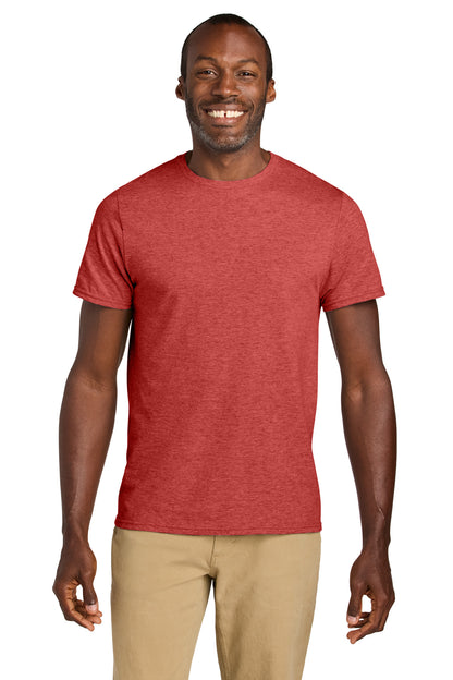 Jerzees Classics Unisex Cotton T-Shirt 363M in Fiery Red Heather