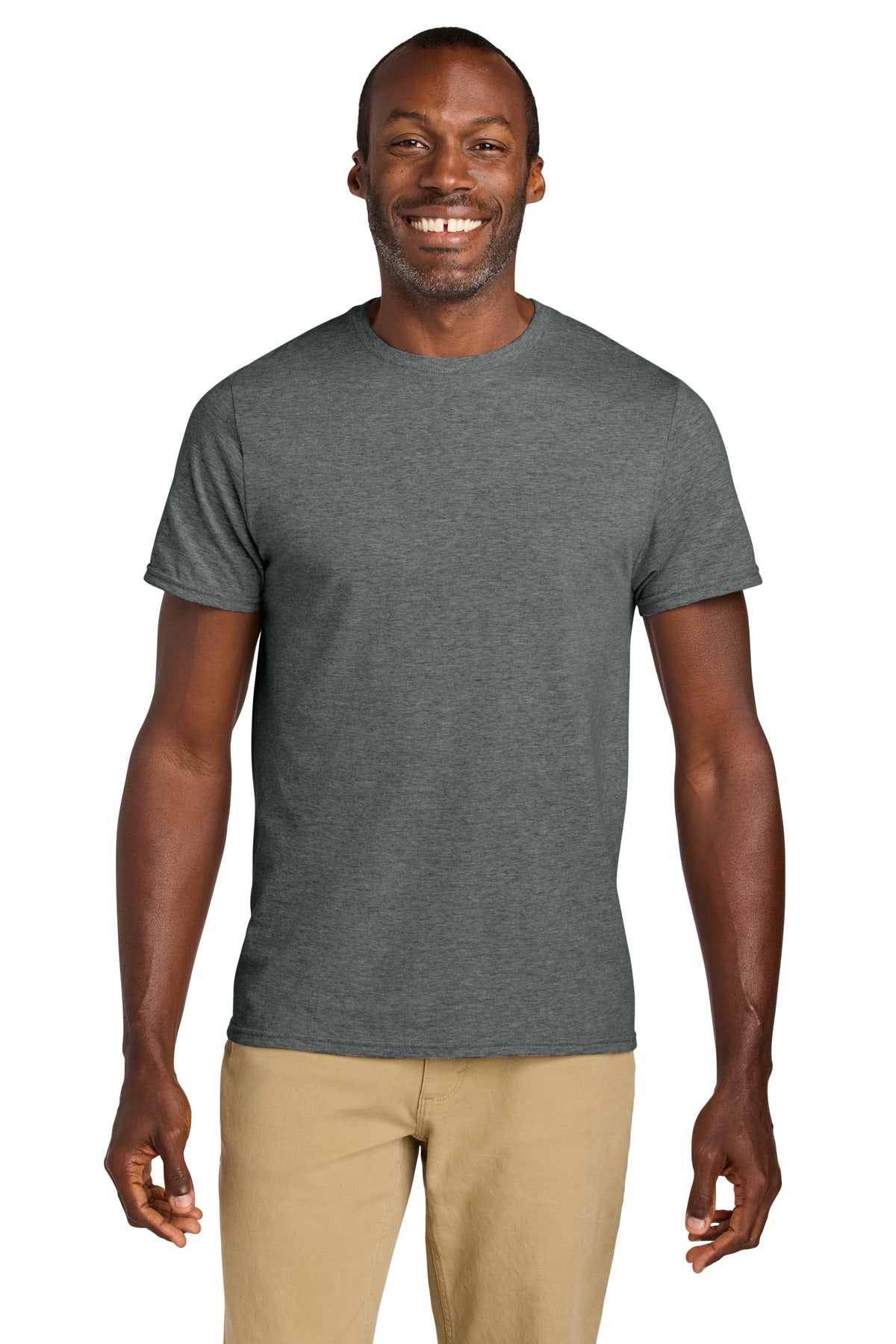 Jerzees Classics Unisex Cotton T-Shirt 363M in Graphite Heather