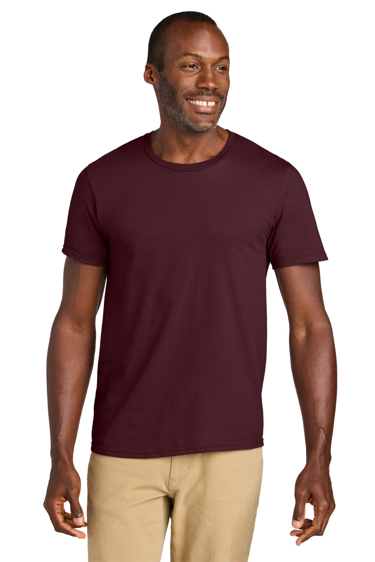 Jerzees Classics Unisex Cotton T-Shirt 363M in Maroon