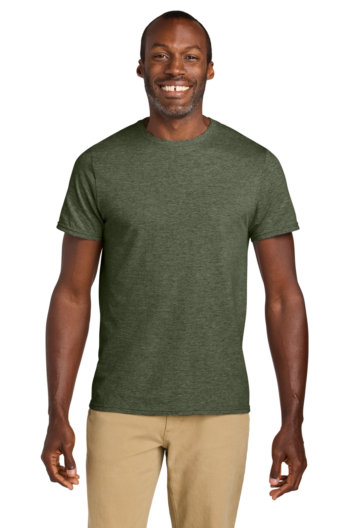Jerzees Classics Unisex Cotton T-Shirt 363M in Military Green Heather