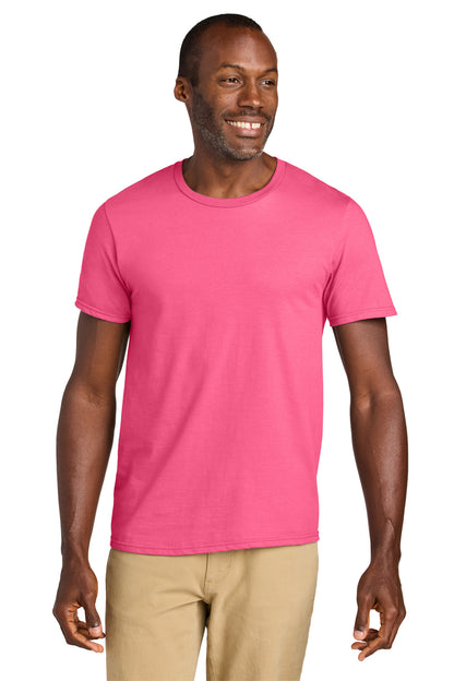 Jerzees Classics Unisex Cotton T-Shirt 363M in Neon Pink