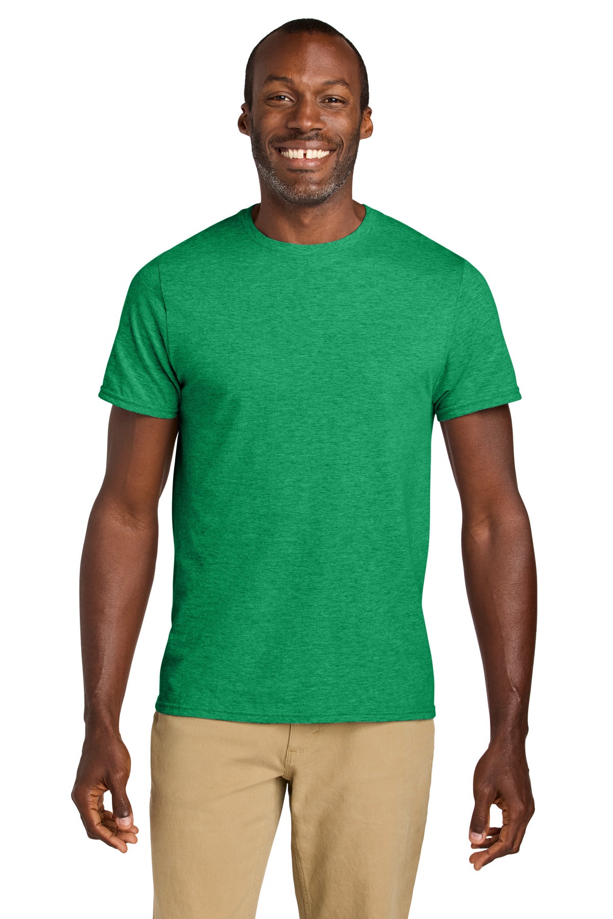 Jerzees Classics Unisex Cotton T-Shirt 363M in Retro Heather Green