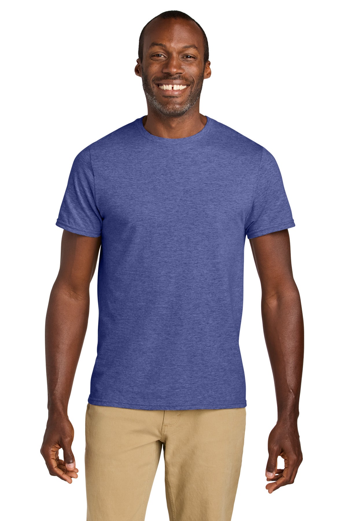 Jerzees Classics Unisex Cotton T-Shirt 363M in Retro Heather Purple