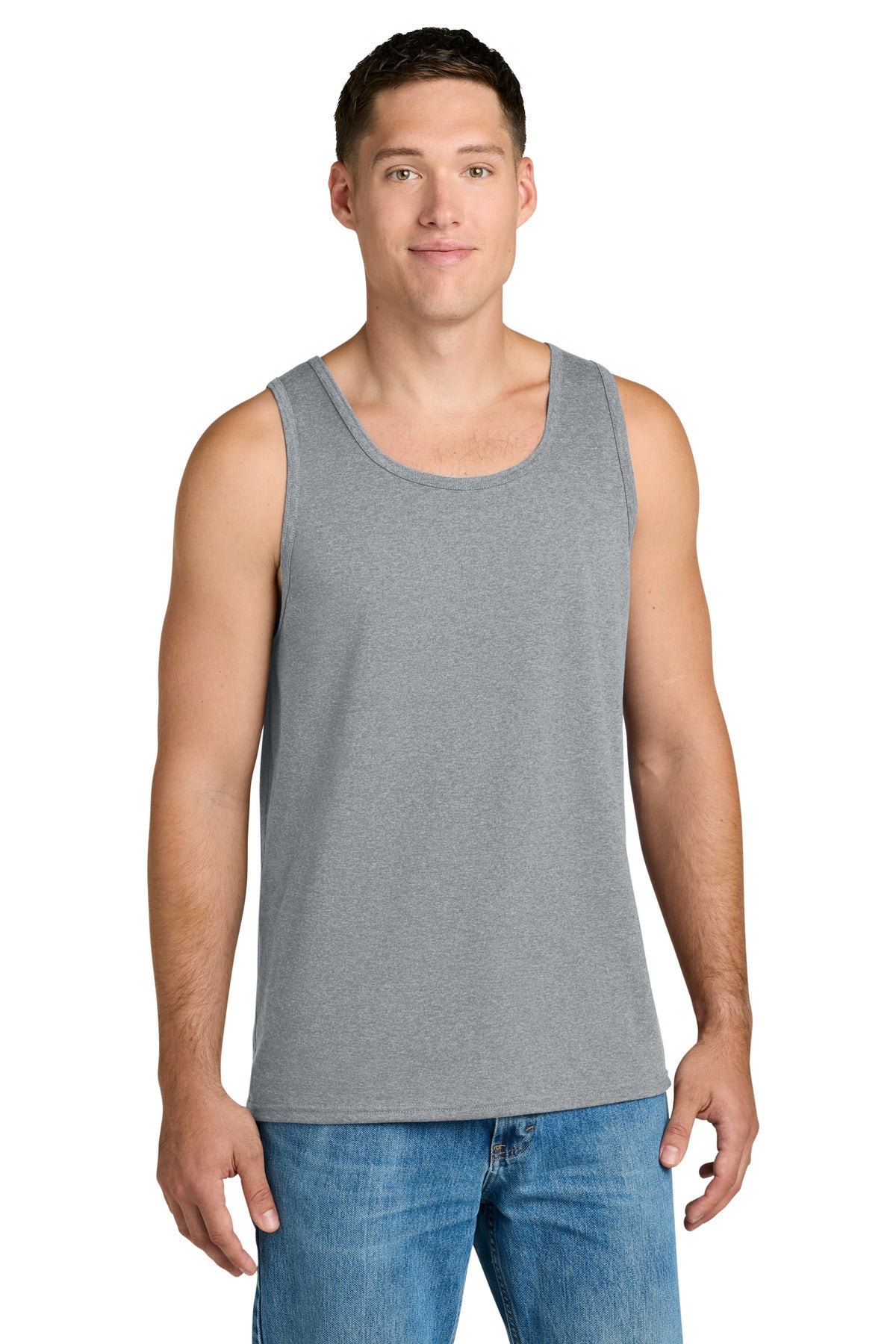 Jerzees Classics Unisex Cotton Tank 363TK in Athletic Heather