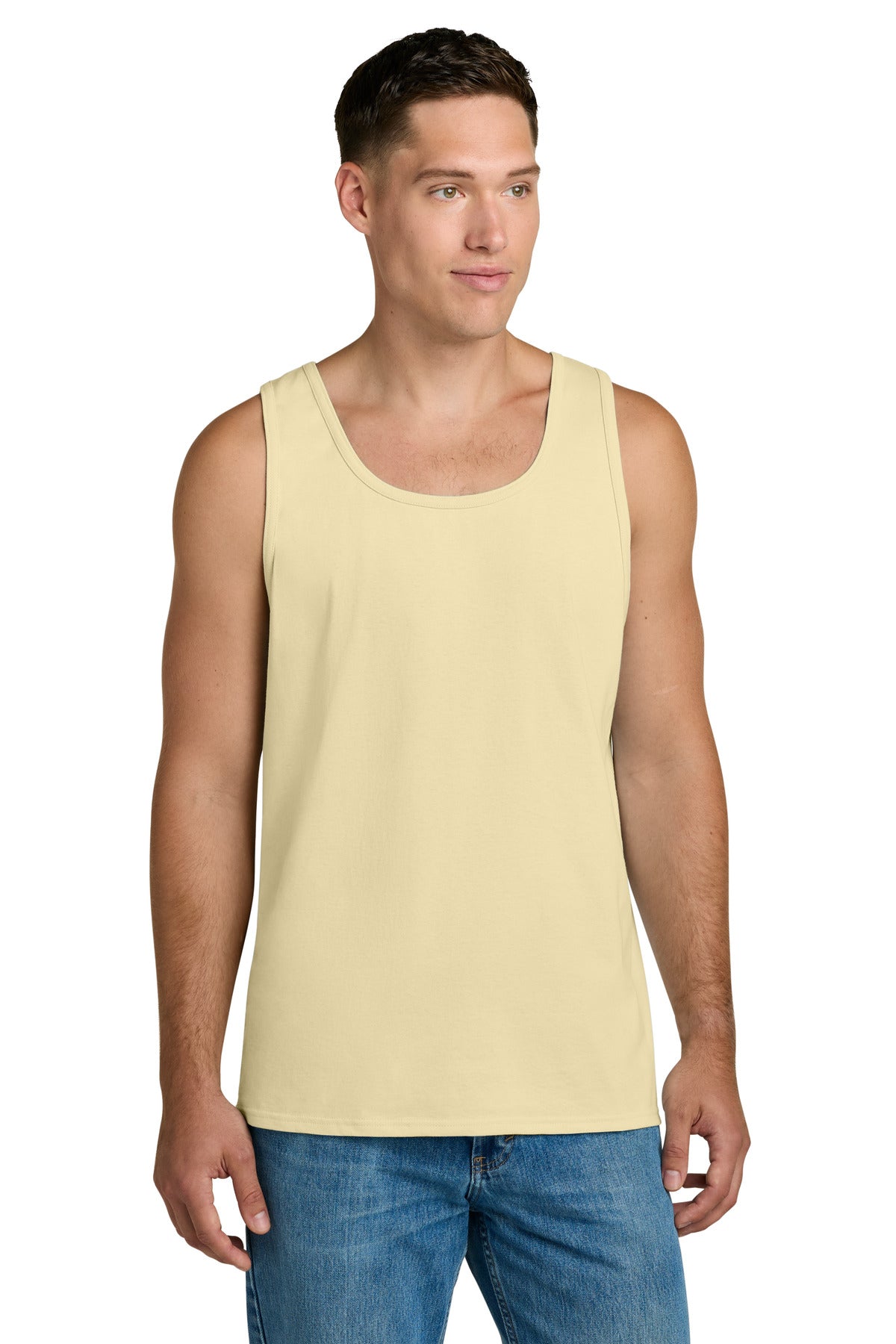 Jerzees Classics Unisex Cotton Tank 363TK in Surf Yellow