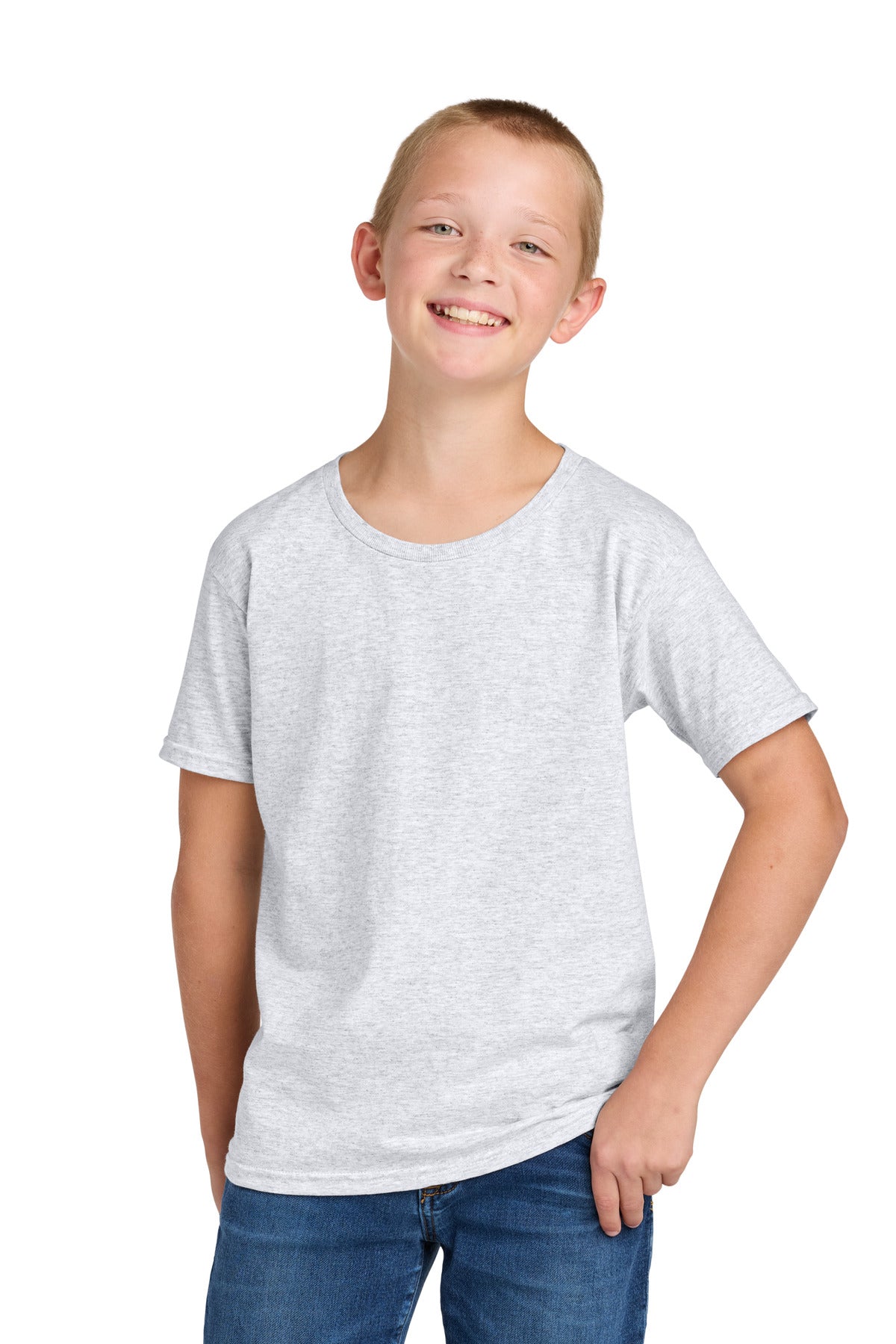 Jerzees Classics Youth Cotton T-Shirt 363Y in Ash