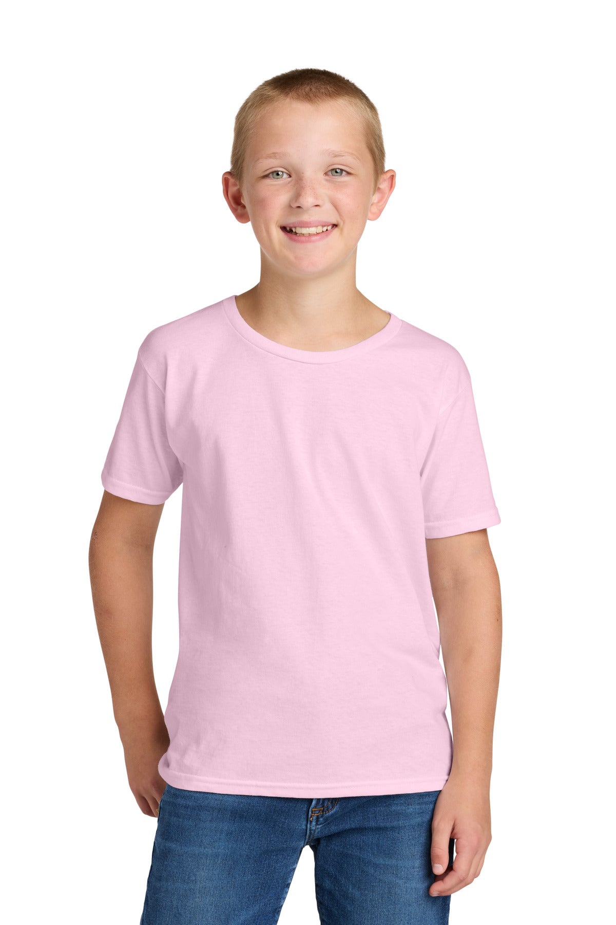 Jerzees Classics Youth Cotton T-Shirt 363Y in Classic Pink