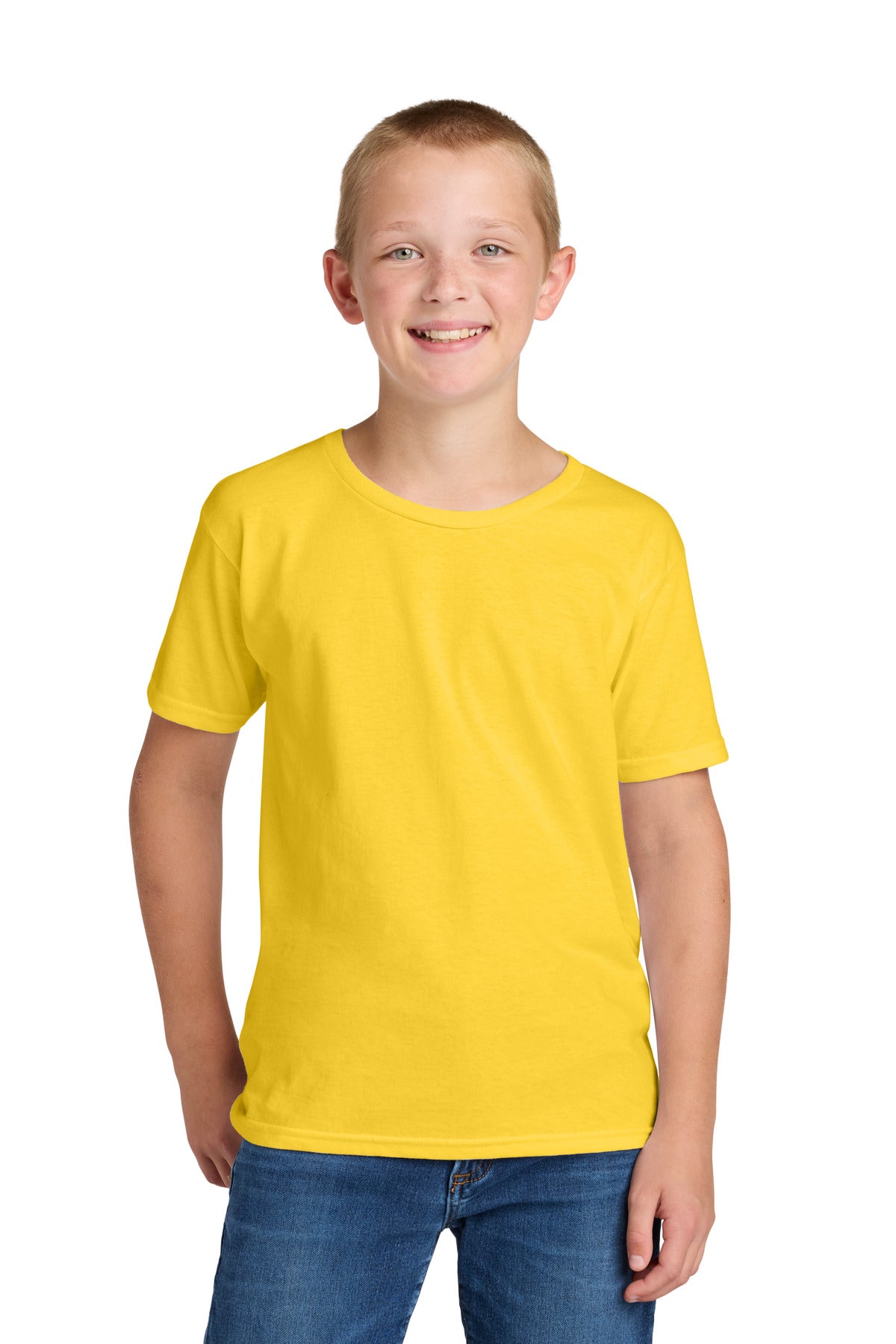 Jerzees Classics Youth Cotton T-Shirt 363Y in Island Yellow