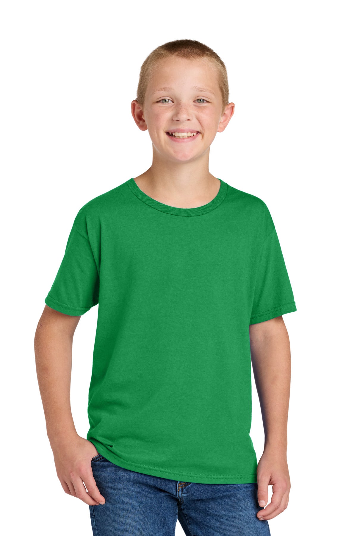 Jerzees Classics Youth Cotton T-Shirt 363Y in Kelly