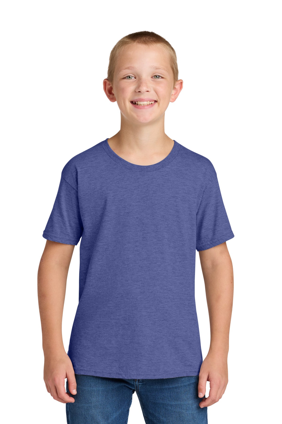Jerzees Classics Youth Cotton T-Shirt 363Y in Retro Heather Purple