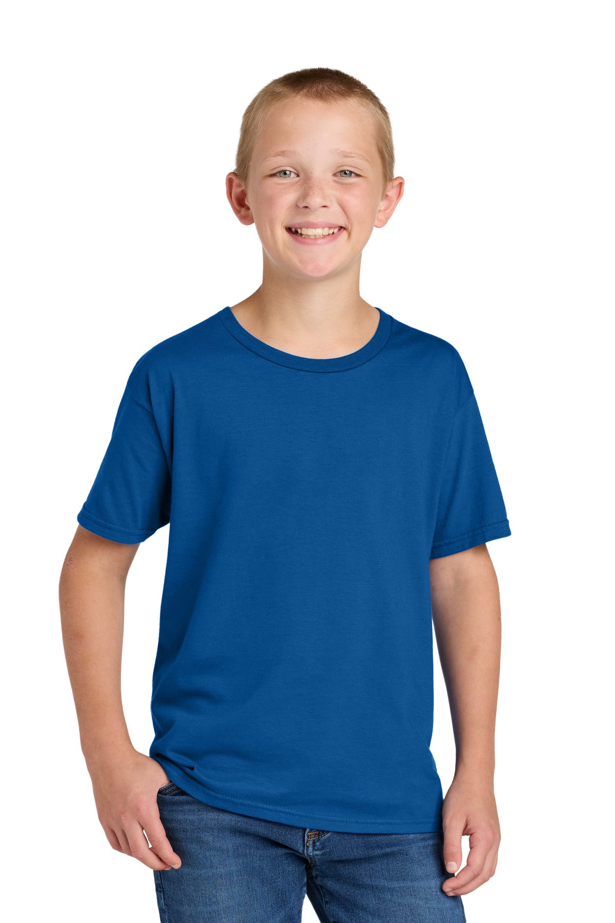 Jerzees Classics Youth Cotton T-Shirt 363Y in Rock