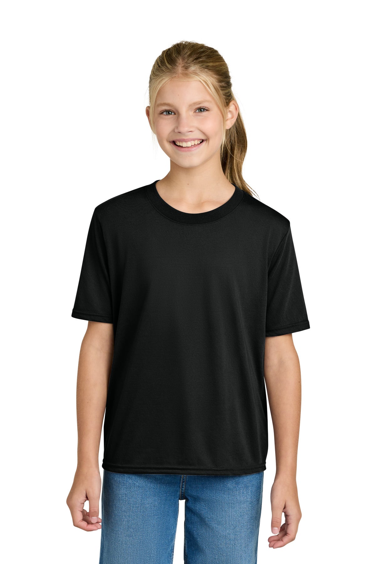 Gildan Youth Gildan Performance T-Shirt. 42000B in Black