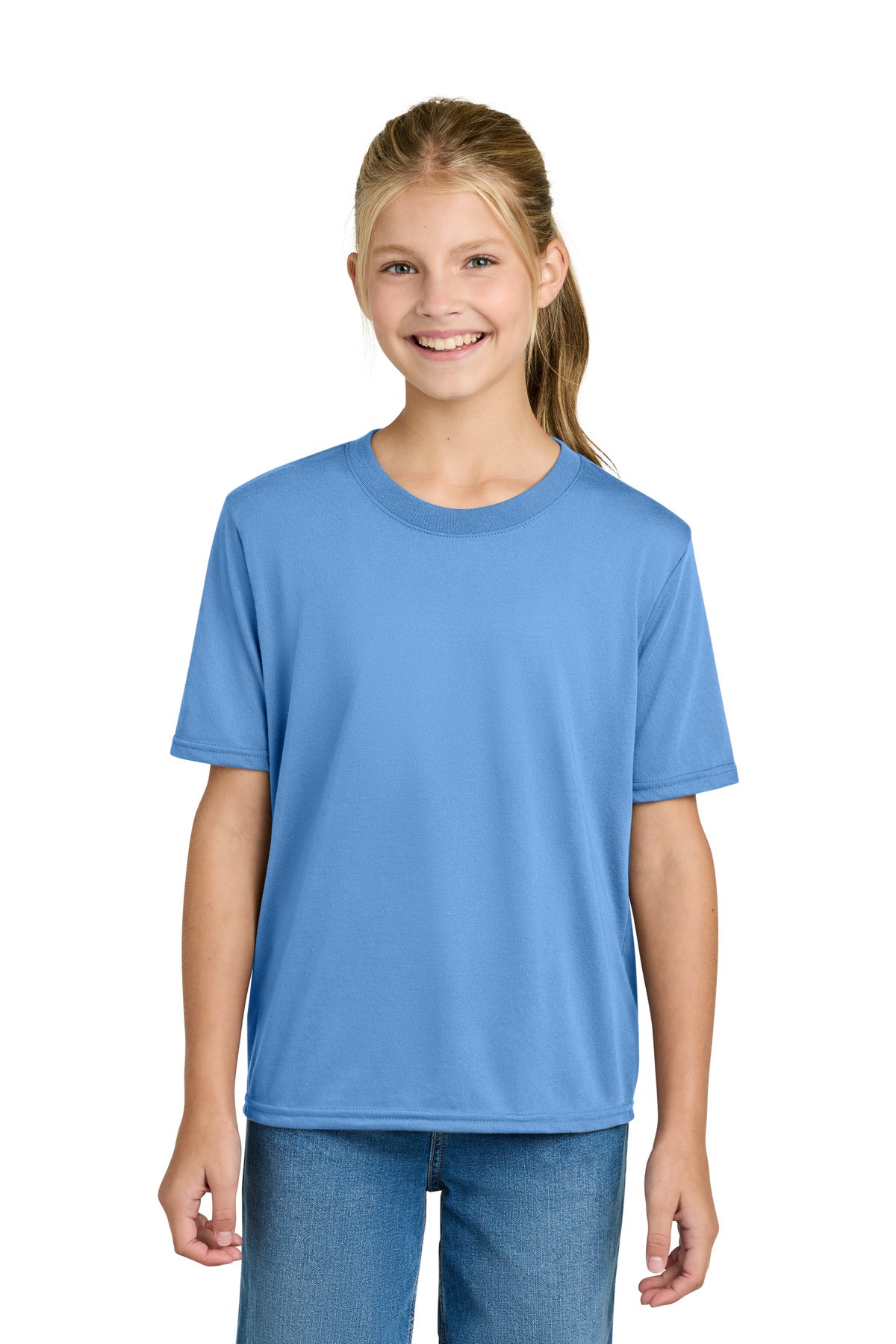 Gildan Youth Gildan Performance T-Shirt. 42000B in Carolina Blue