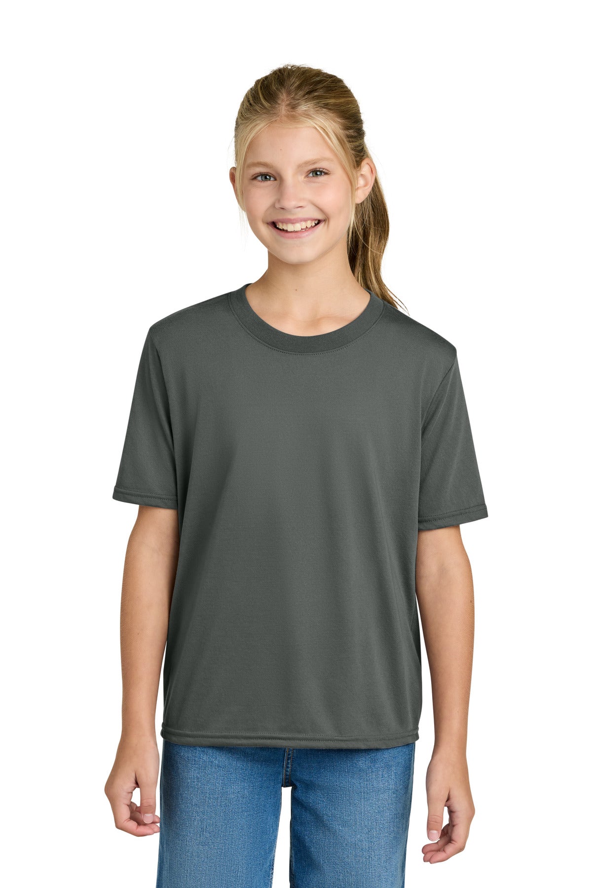 Gildan Youth Gildan Performance T-Shirt. 42000B in Charcoal