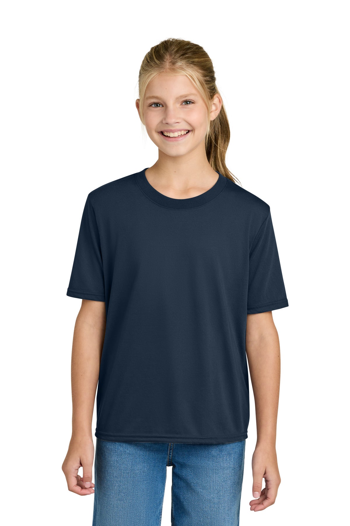 Gildan Youth Gildan Performance T-Shirt. 42000B in Navy