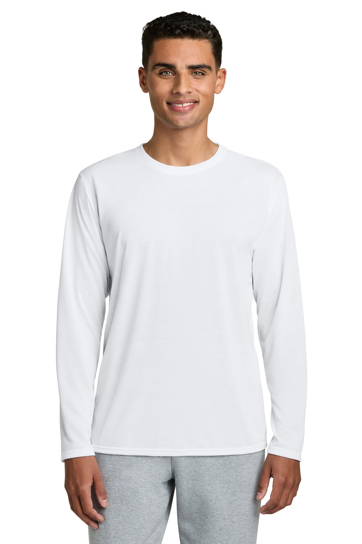 Gildan Performance Long Sleeve T-Shirt. 42400 in White
