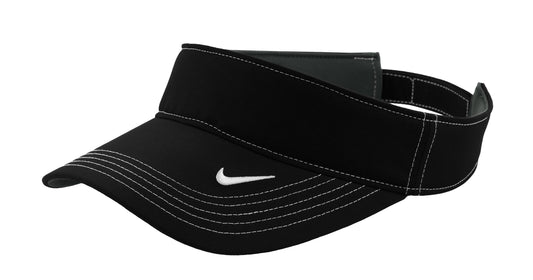 DISCONTINUED Nike Dri-FIT Swoosh Visor. 429466 in Black