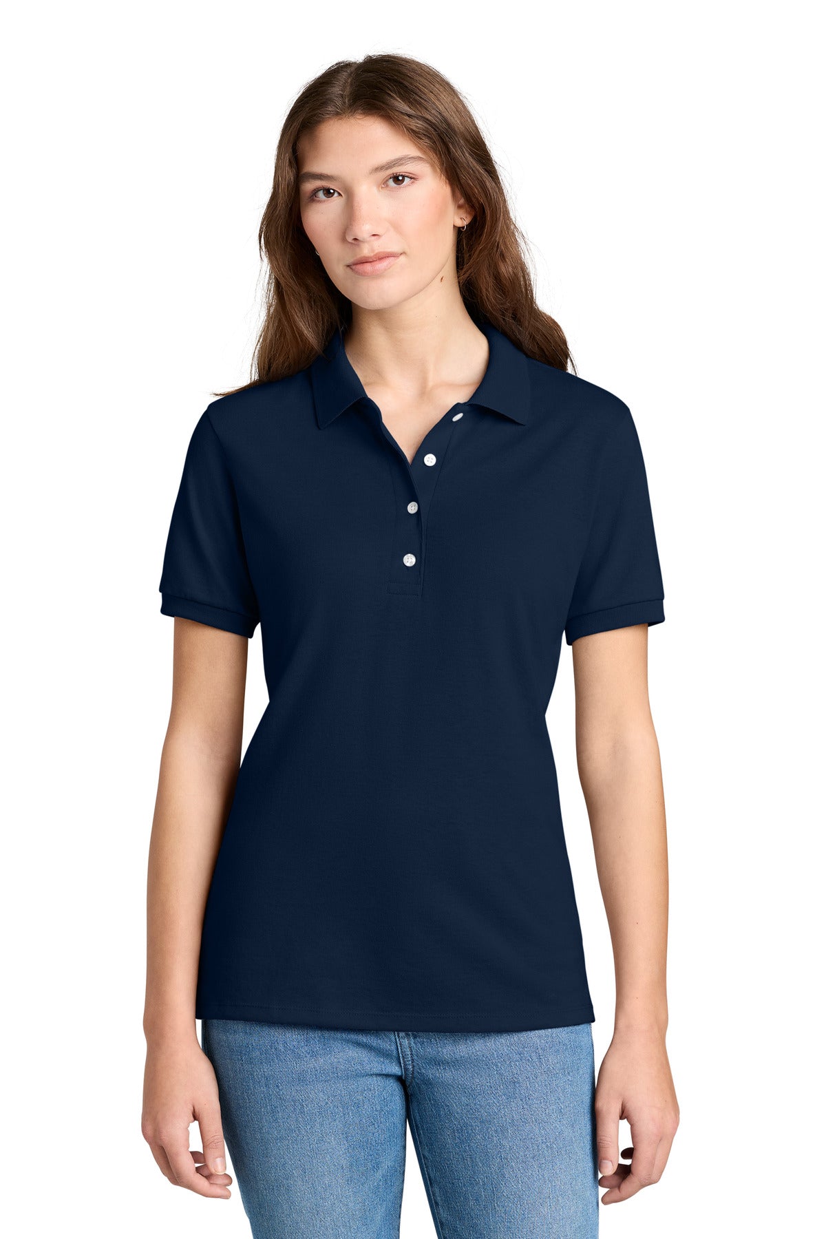Jerzees Women's Dri-Power Sport Shirt 437W in J. Navy