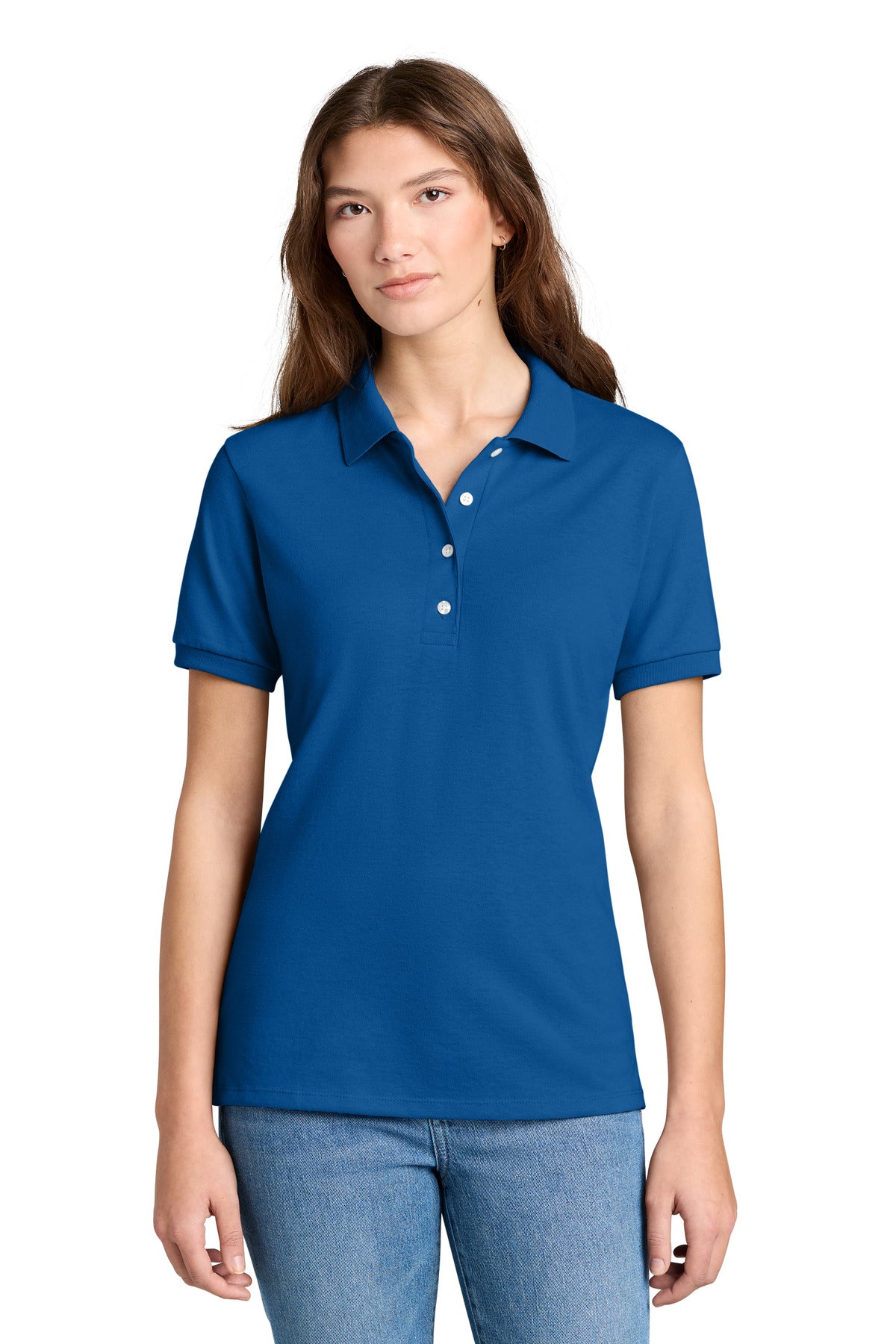 Jerzees Women's Dri-Power Sport Shirt 437W in Royal