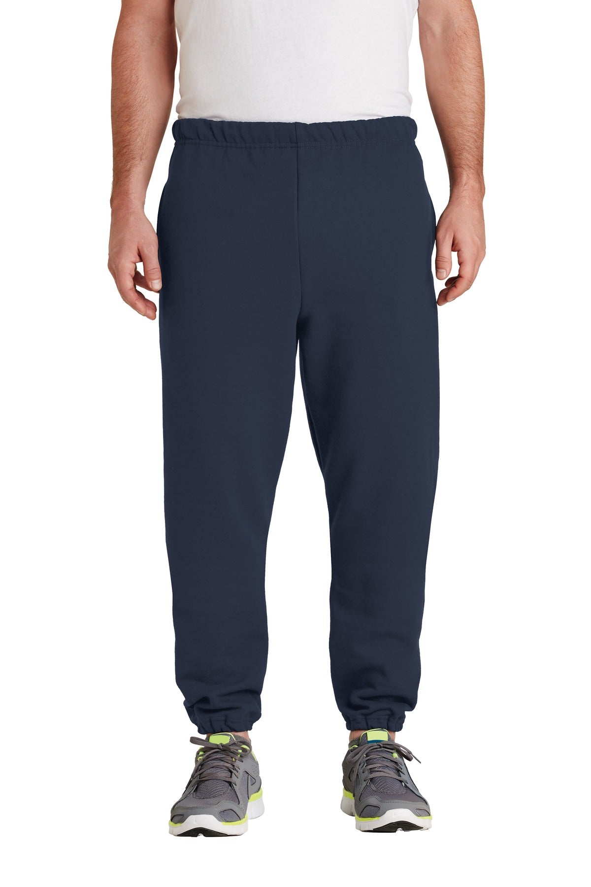 Jerzees Super Sweats NuBlend - Sweatpant with Pockets.  4850MP in J. Navy
